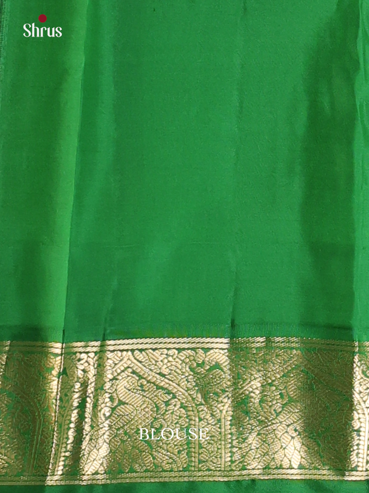 Pink & Green - Kanchipuram silk Saree - Shop on Shrus.com