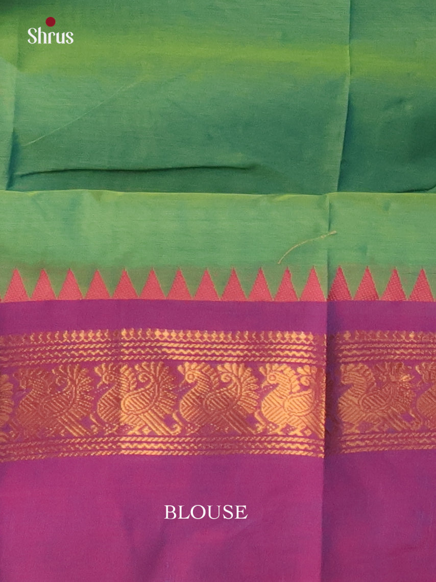 Green & Blue - Chettinad Cotton Saree - Shop on Shrus.com
