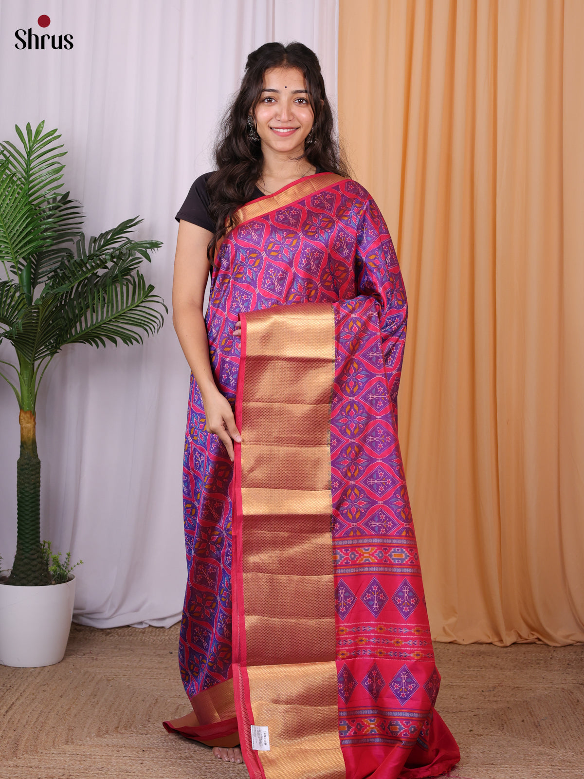 CKS28069 - Semi Patola Saree - Shop on Shrus.com