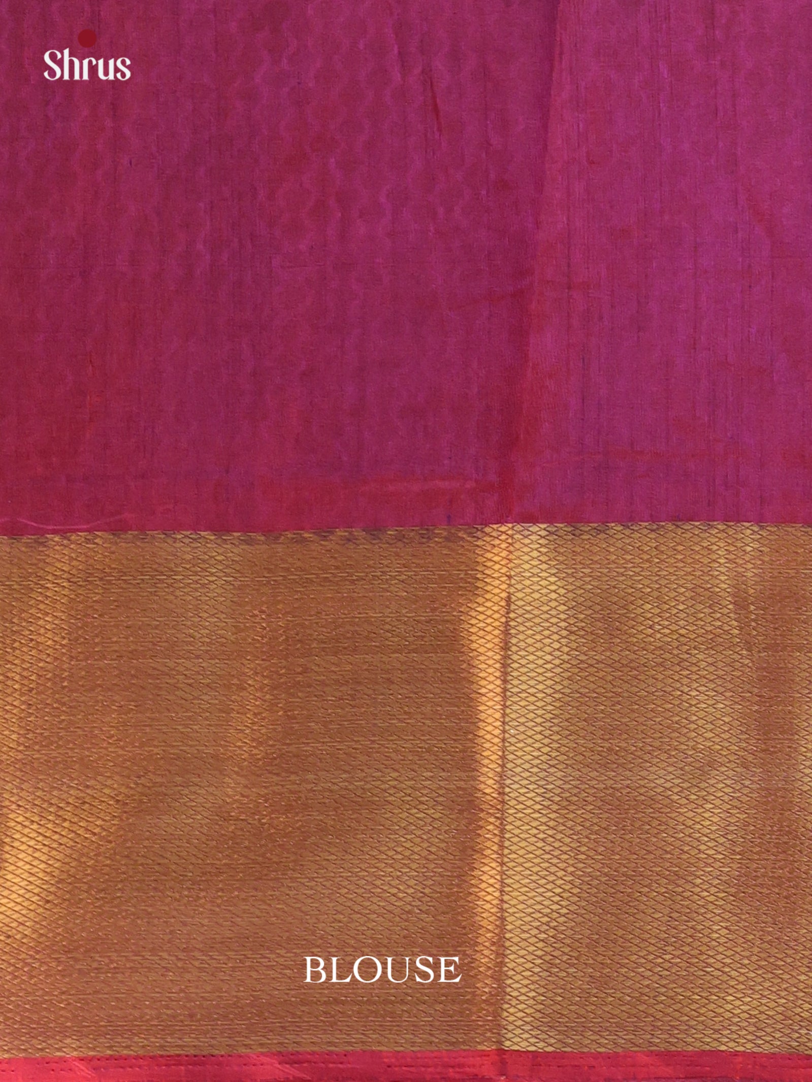 Orange & Purple - Semi Patola Saree - Shop on Shrus.com
