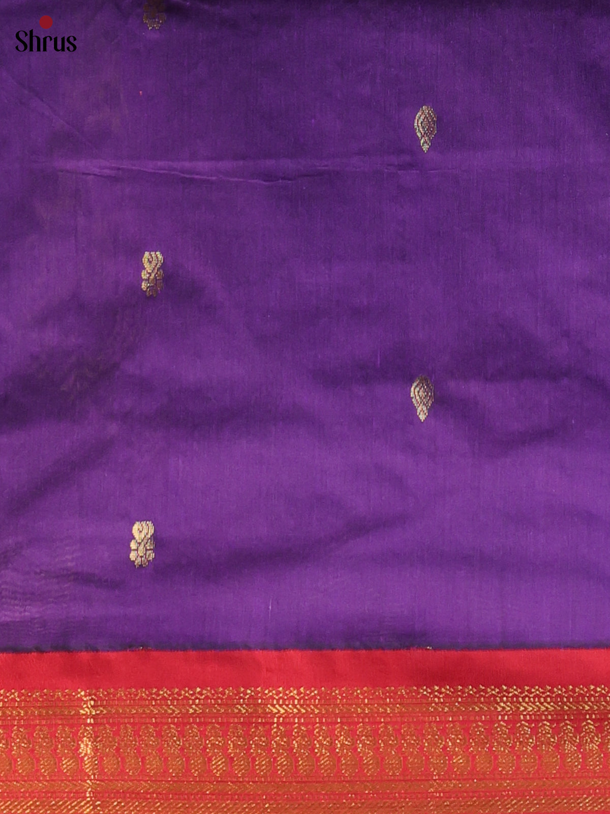 Violet & Maroon - Kalyani Cotton salwar unstitch - Shop on Shrus.com