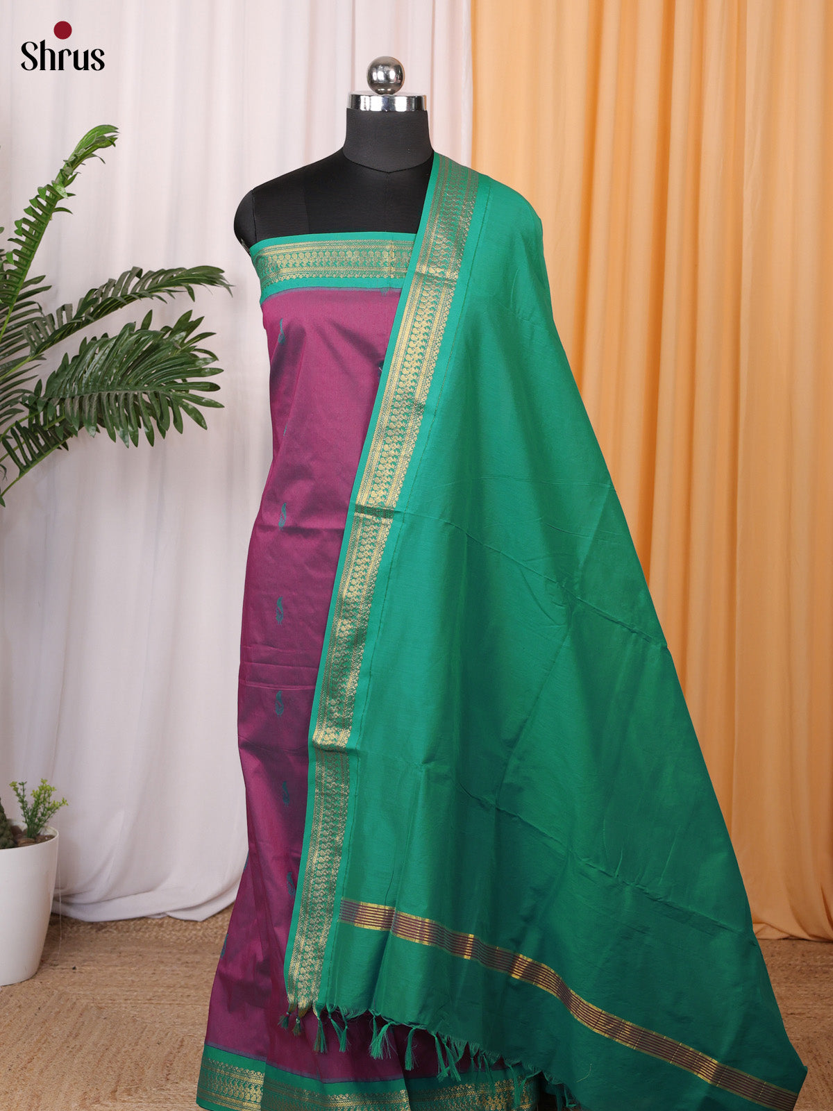 CKS29002 - Kalyani Cotton salwar unstitch - Shop on Shrus.com