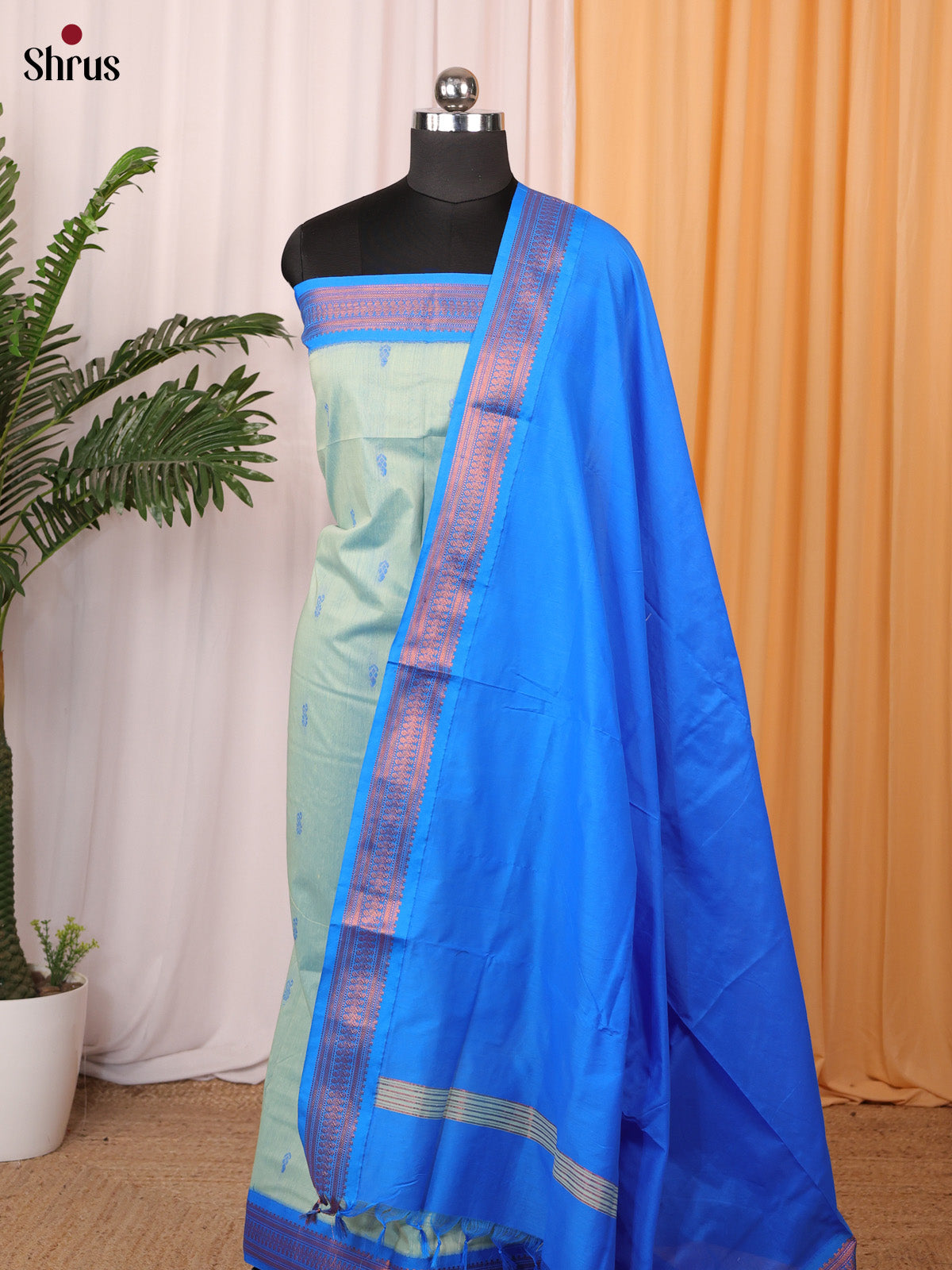 CKS29005 - Kalyani Cotton salwar unstitch - Shop on Shrus.com