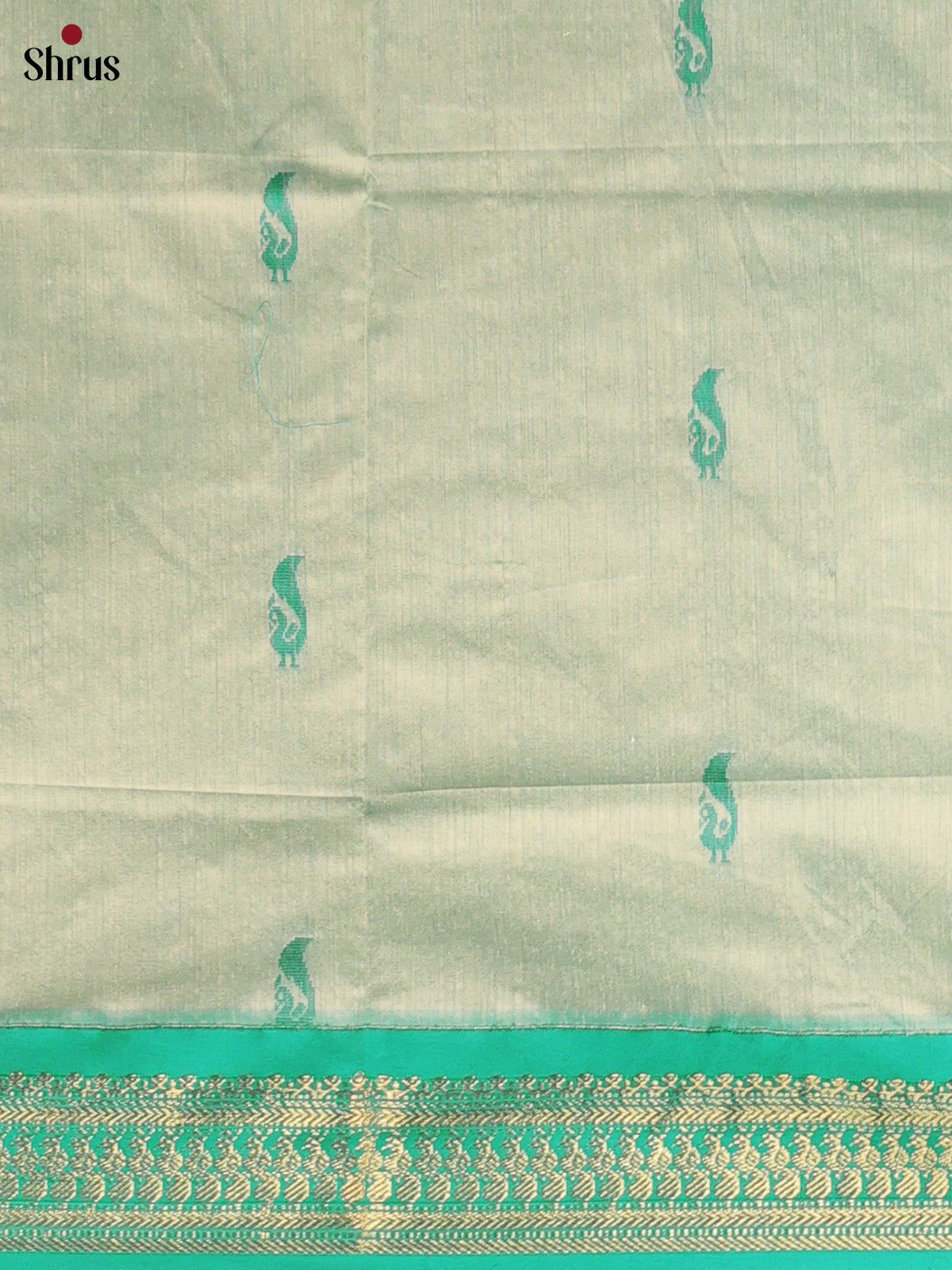 Lite Green & Green - Kalyani Cotton salwar unstitch - Shop on Shrus.com