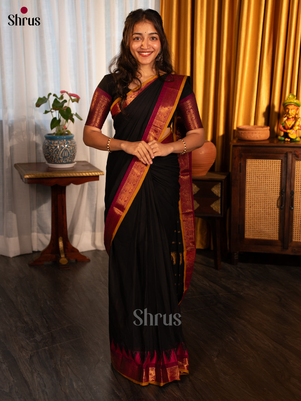 CKS29034 - Chettinad Cotton Saree - Shop on Shrus.com