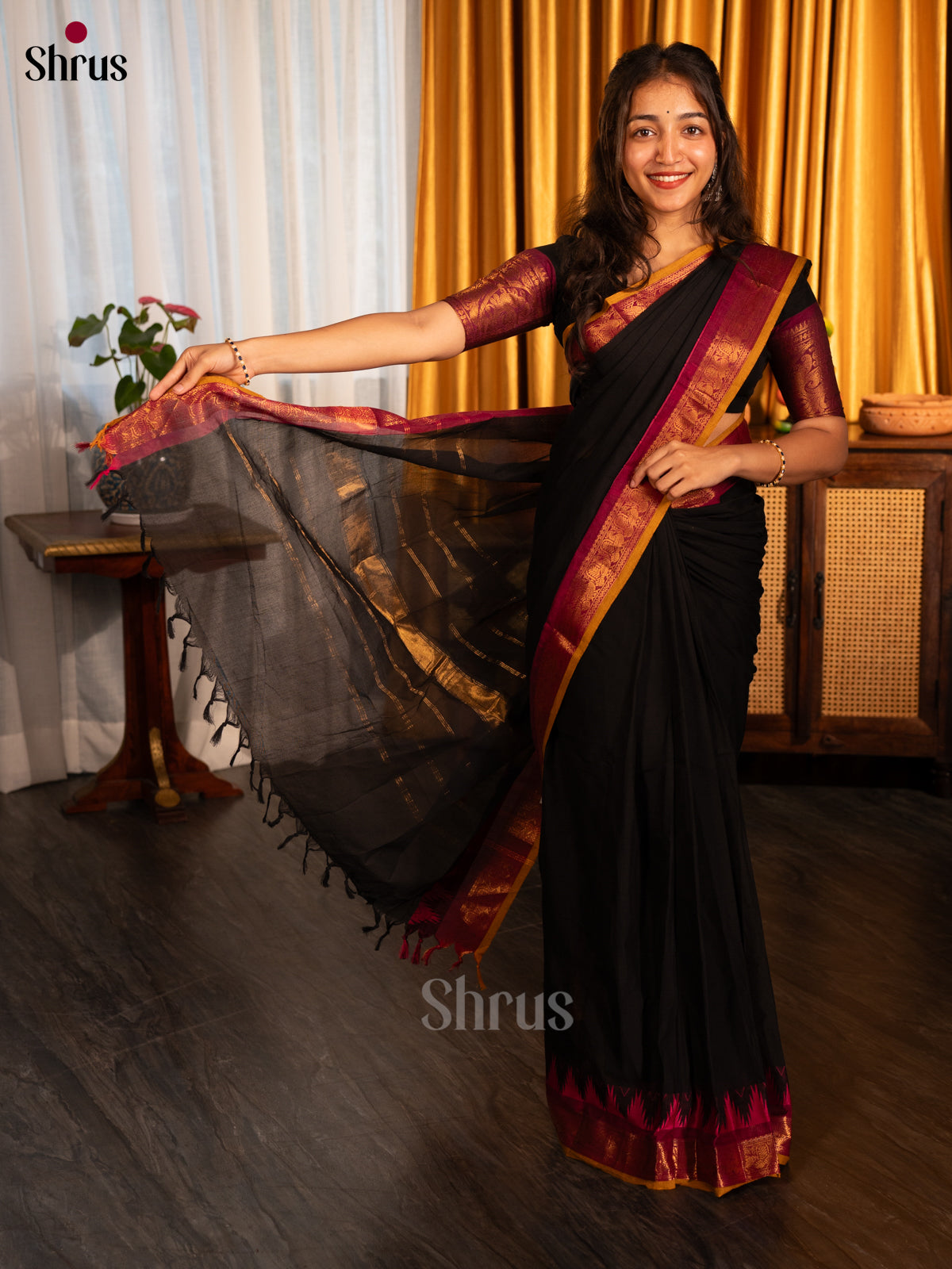 CKS29034 - Chettinad Cotton Saree - Shop on Shrus.com