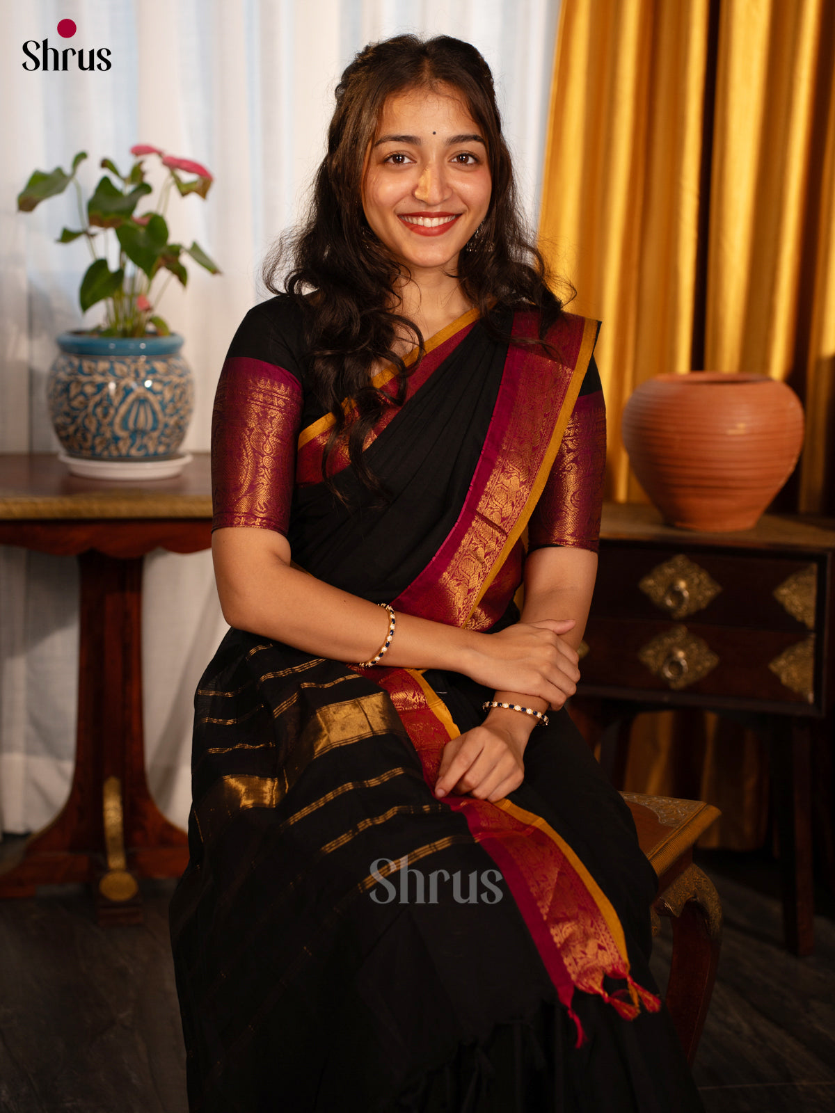 CKS29034 - Chettinad Cotton Saree - Shop on Shrus.com