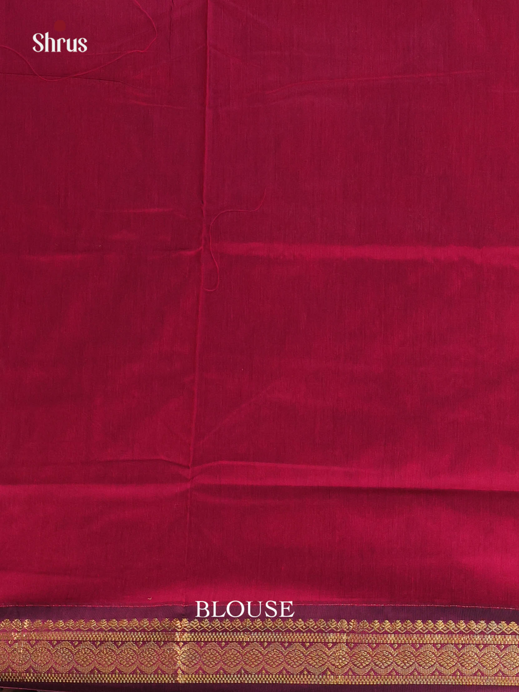 Green & Maroon- Kalyani Cotton Saree - Shop on Shrus.com