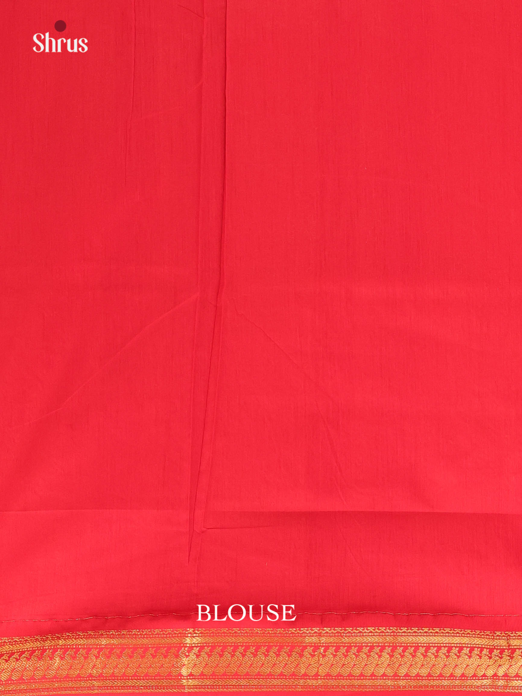 Double Shaded Blue & Red - Kalyani Cotton Saree - Shop on Shrus.com