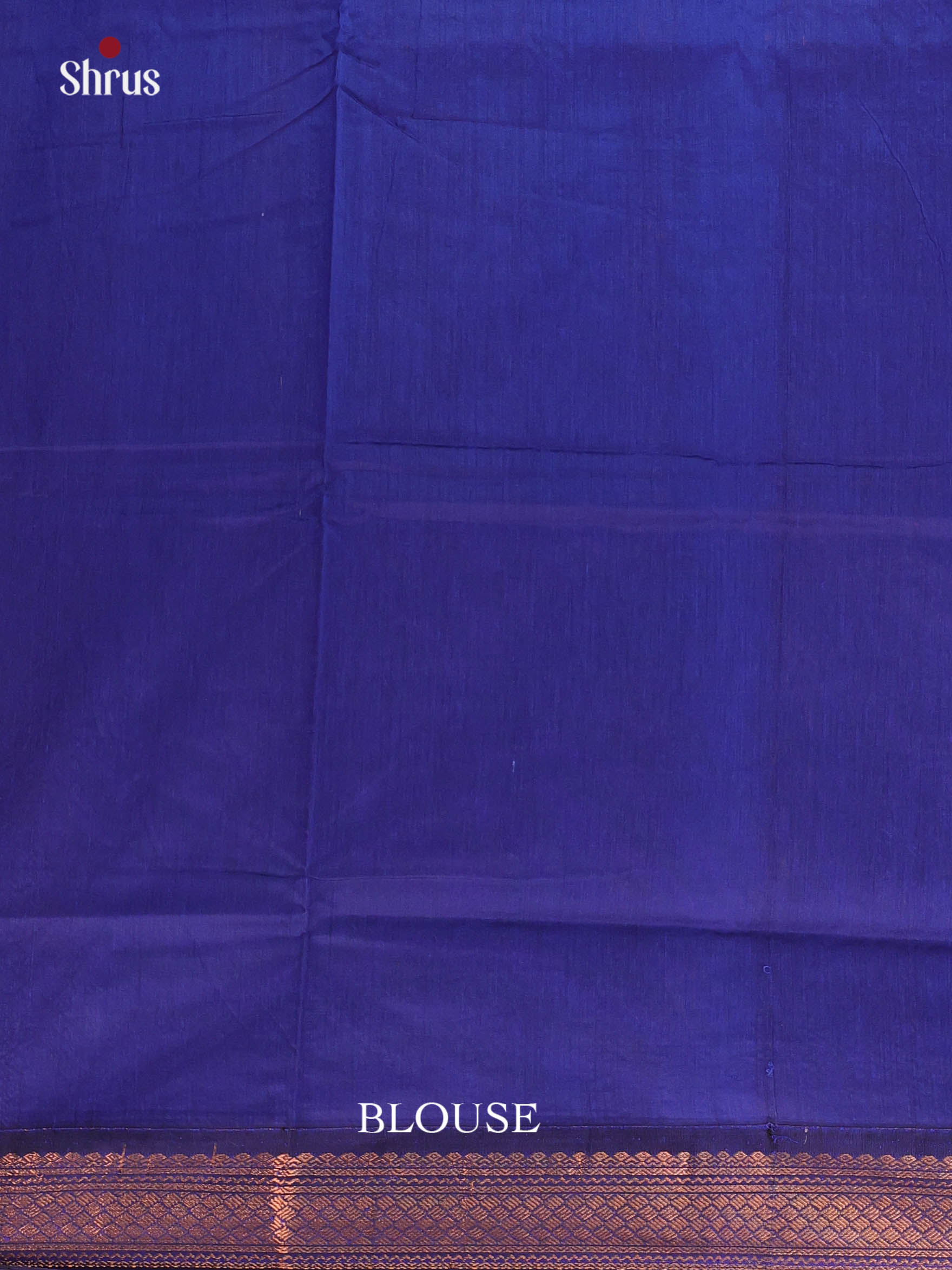Blue - Kalyani Cotton Saree - Shop on Shrus.com