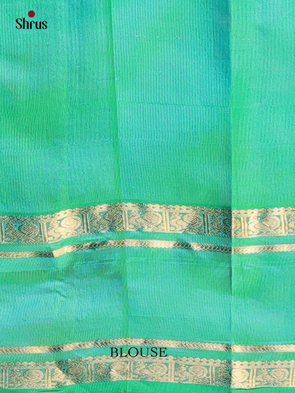 Green(Single tone) - Kanchipuram silk Saree - Shop on Shrus.com