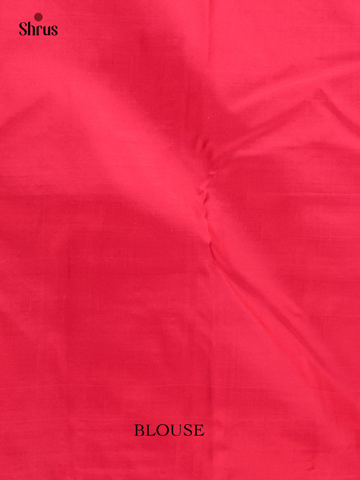Red(Single Tone)- Kanchipuram silk Saree - Shop on Shrus.com