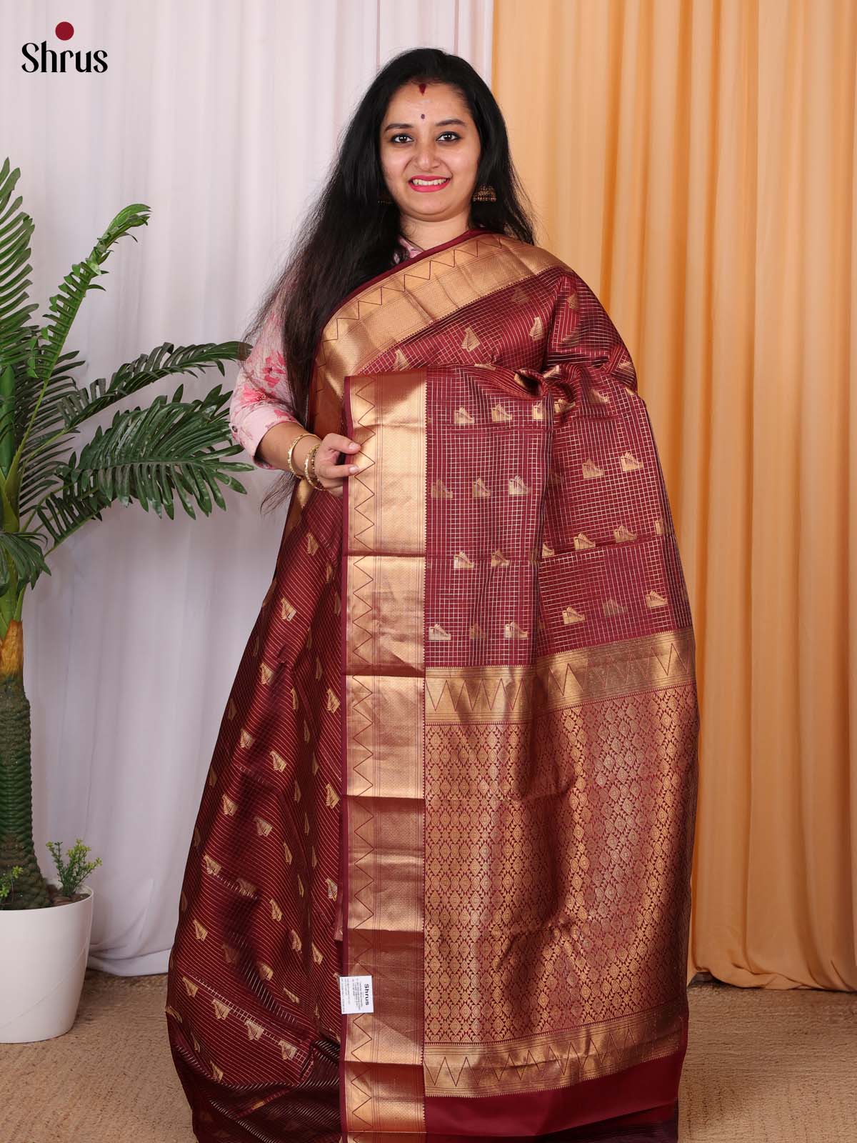 CKS29083 - Kanchipuram silk Saree - Shop on Shrus.com