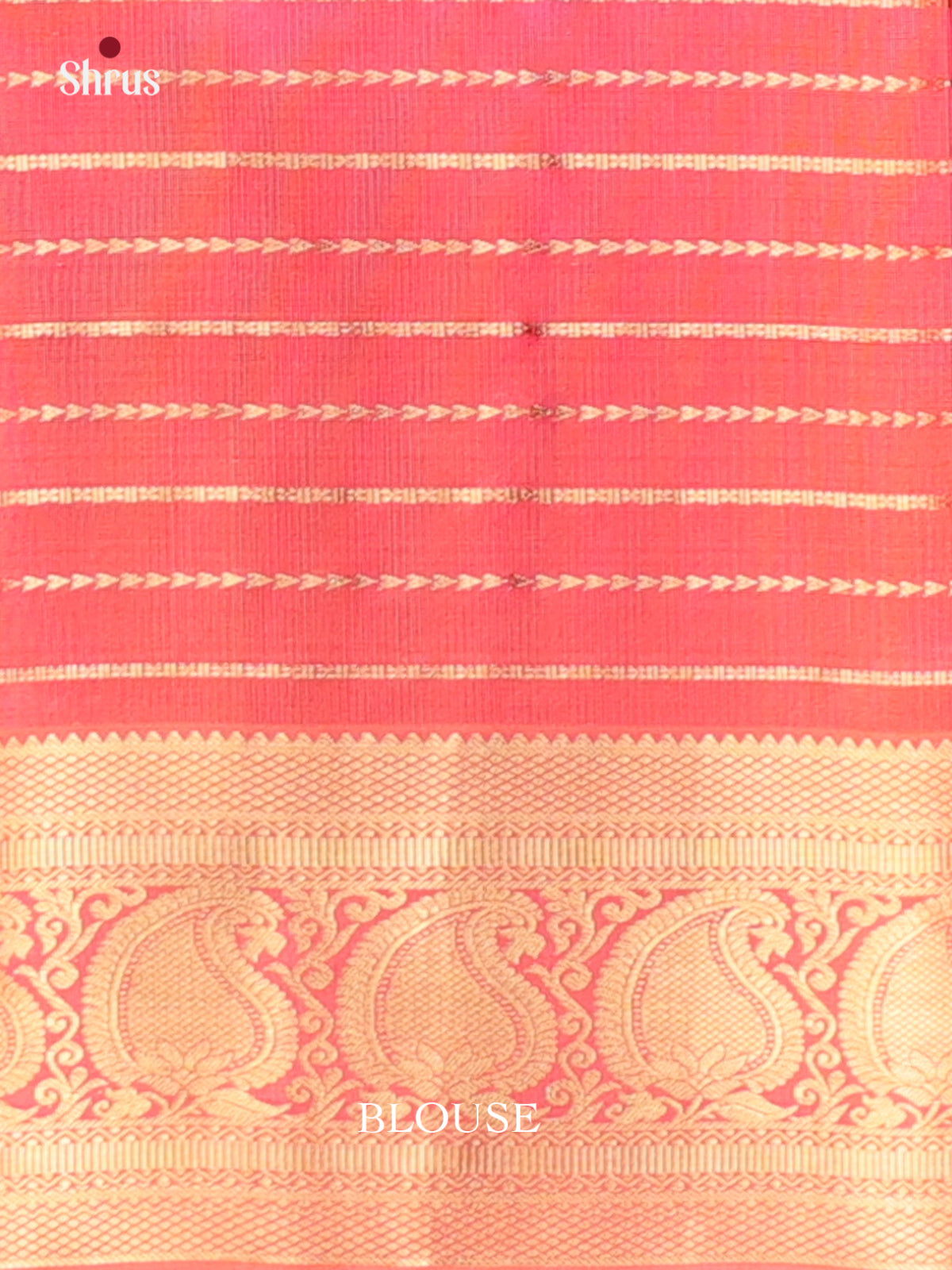 Pink(Single Tone) - Kanchipuram silk Saree - Shop on Shrus.com