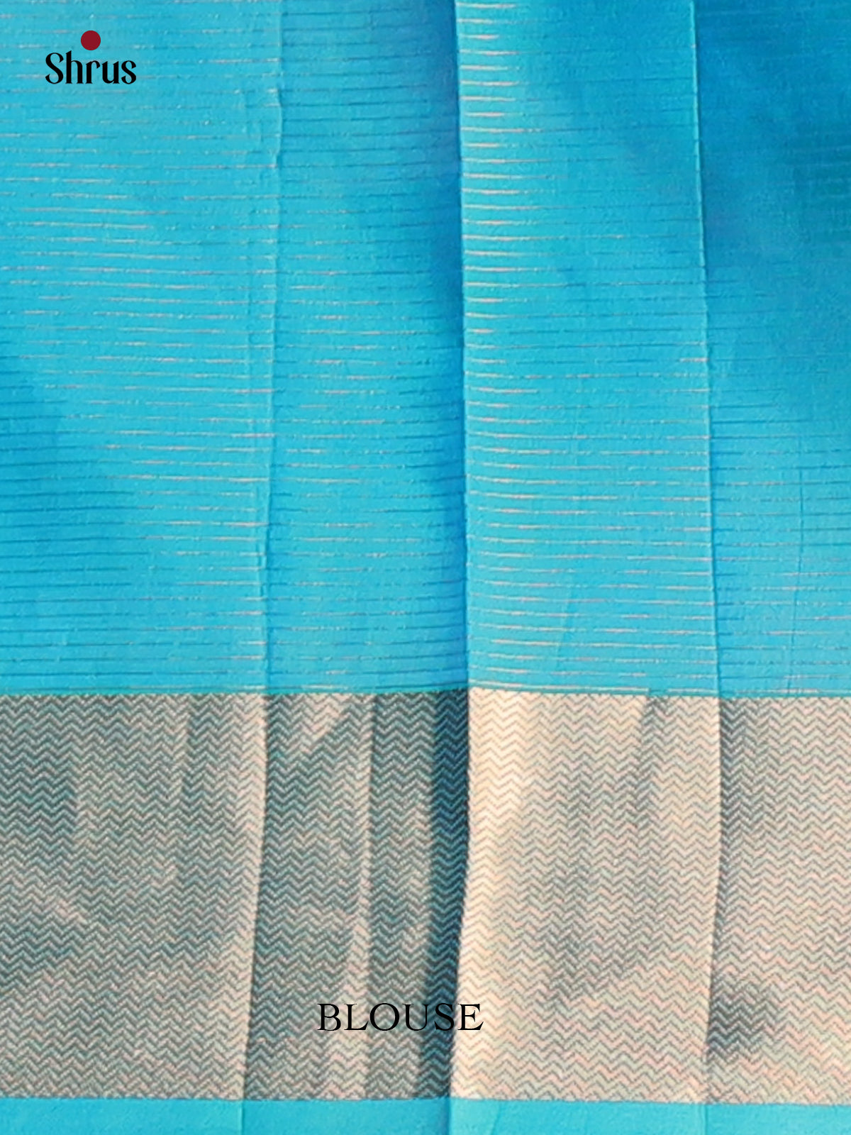 Dark Blue & Blue - Kanchipuram silk Saree - Shop on Shrus.com