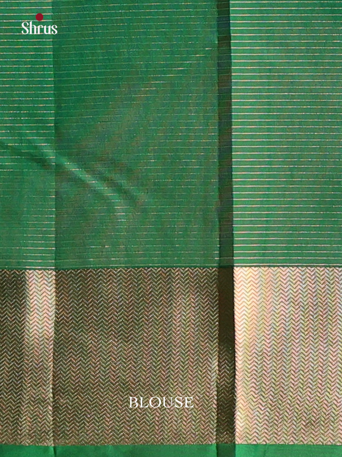 Majenta & Green - Kanchipuram silk Saree - Shop on Shrus.com