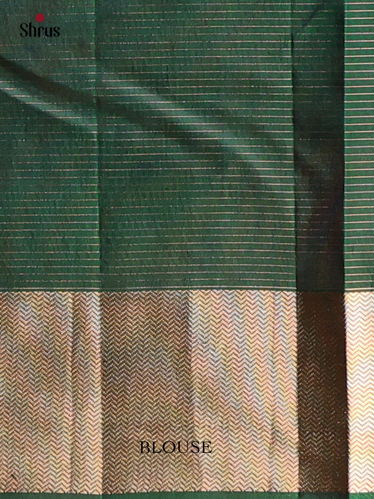 Maroon & Green - Kanchipuram silk Saree - Shop on Shrus.com