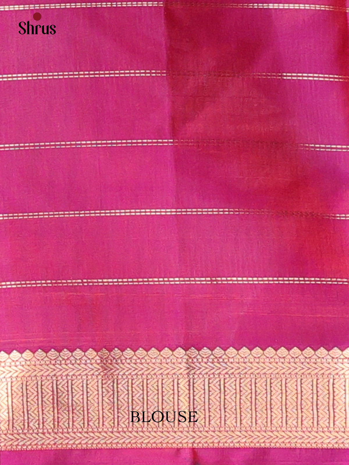 Orange & Purple - Kanchipuram silk Saree - Shop on Shrus.com