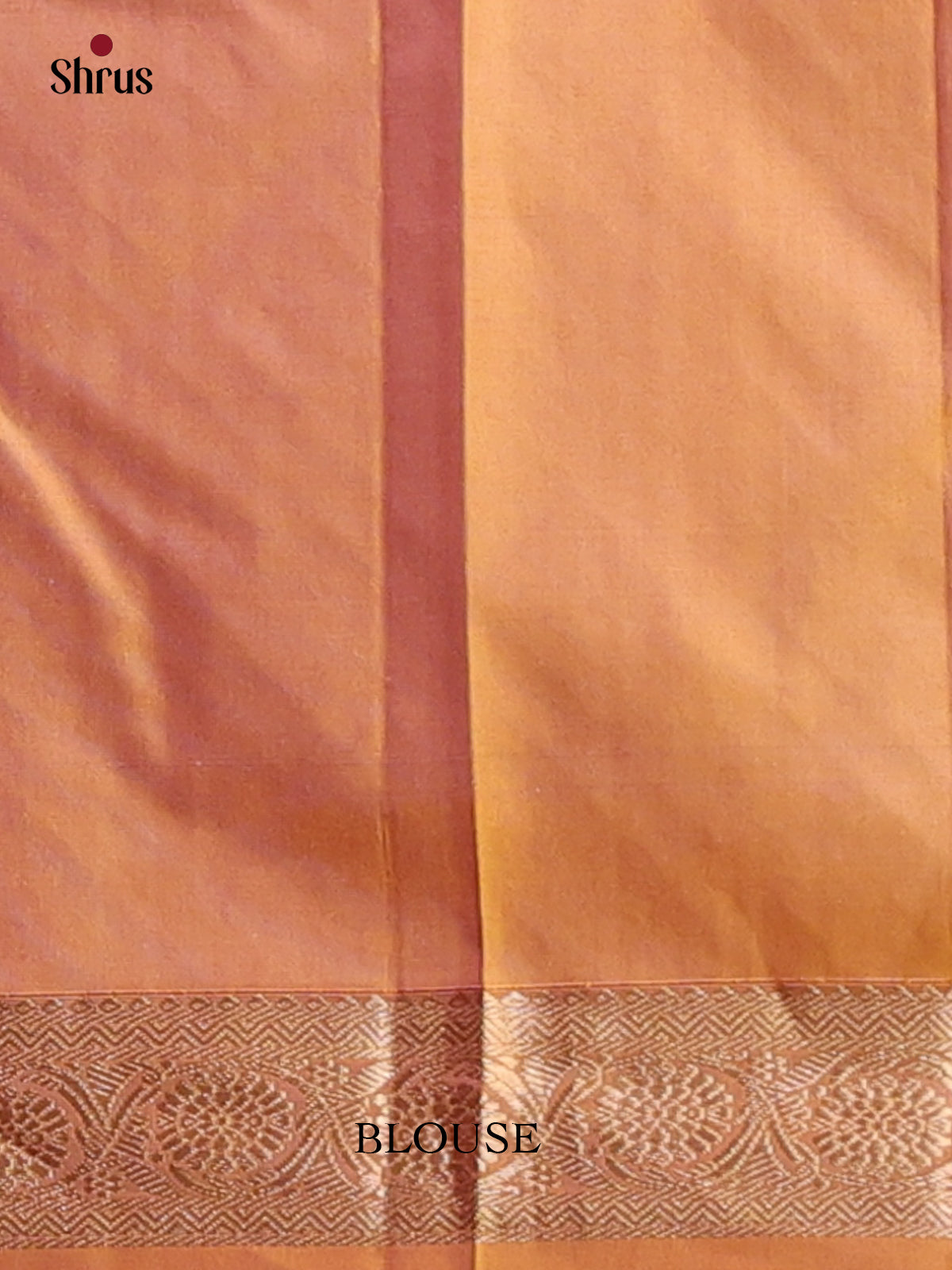 Mauve & Brown - Kanchipuram silk Saree - Shop on Shrus.com