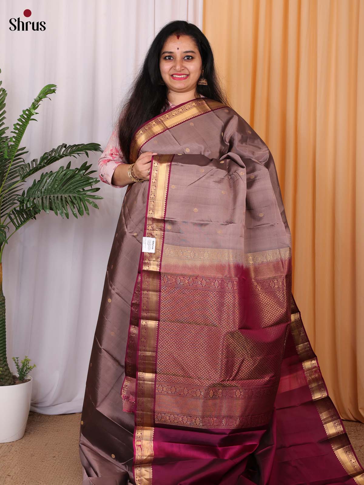CKS29122 - Kanchipuram silk Saree - Shop on Shrus.com
