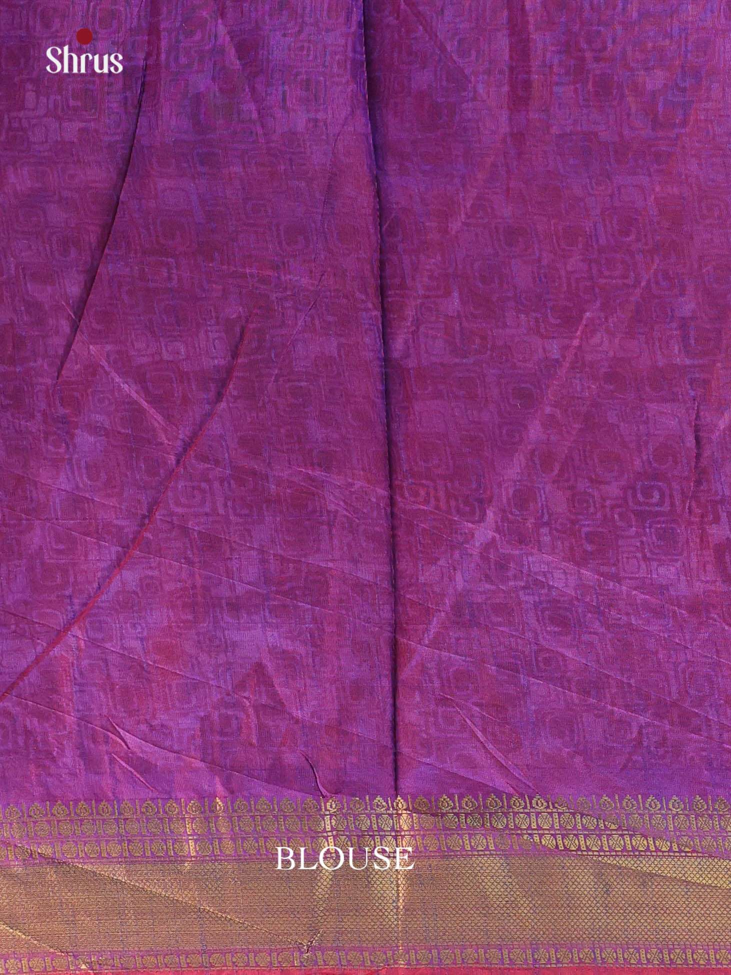 Pink & Purple - Semi Patola Saree - Shop on Shrus.com