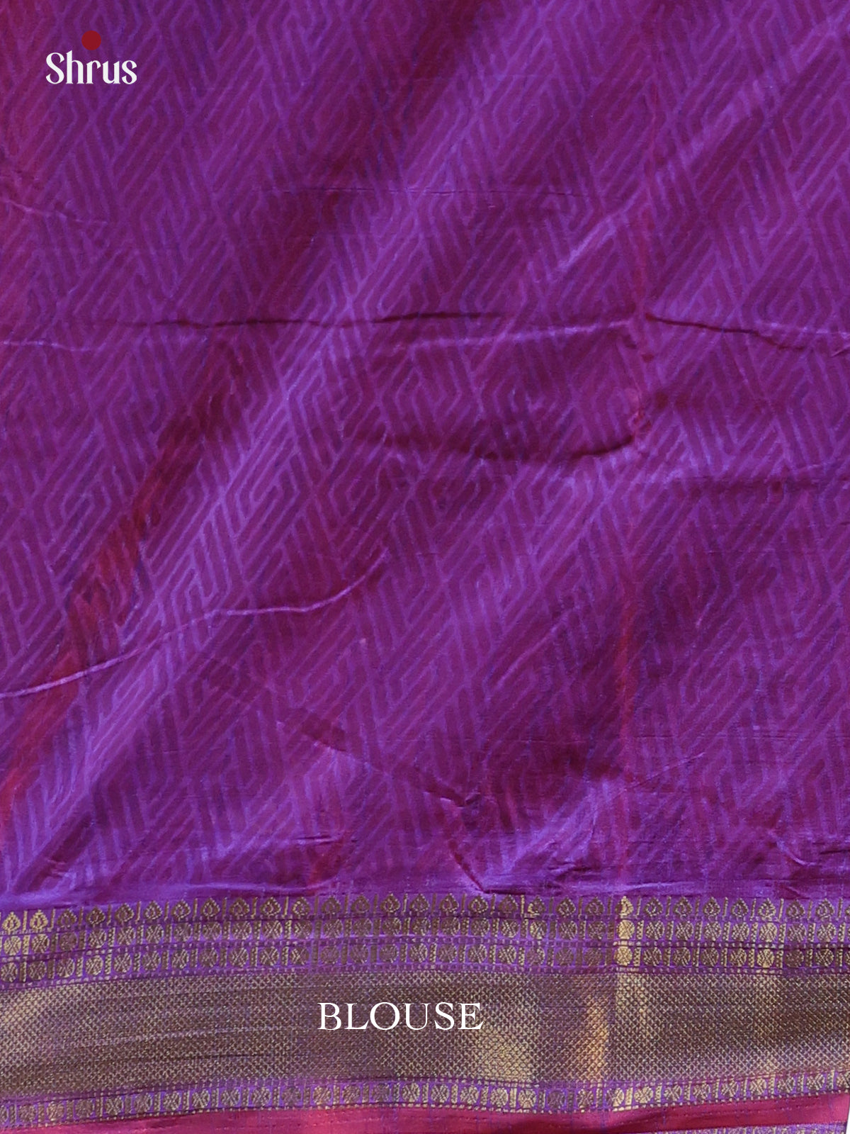 Pink & Purple - Semi Patola Saree - Shop on Shrus.com
