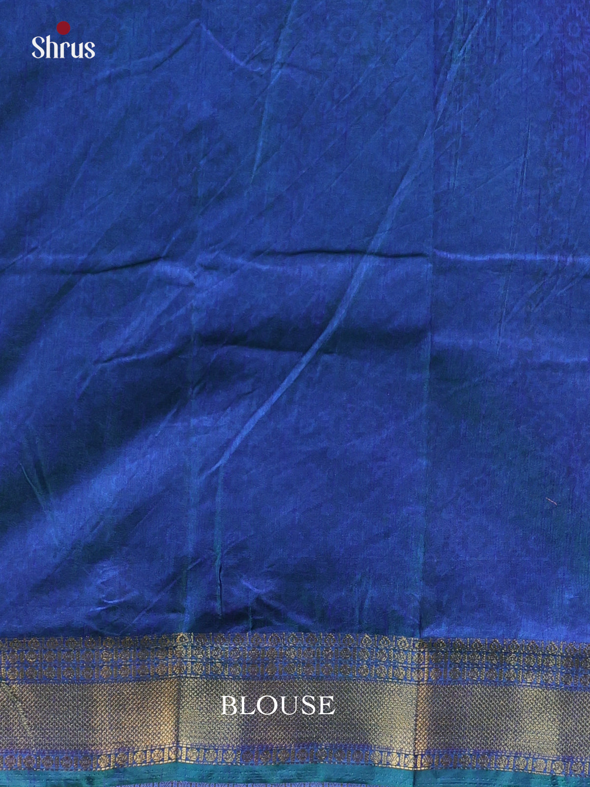 Green & Blue - Semi Patola Saree - Shop on Shrus.com