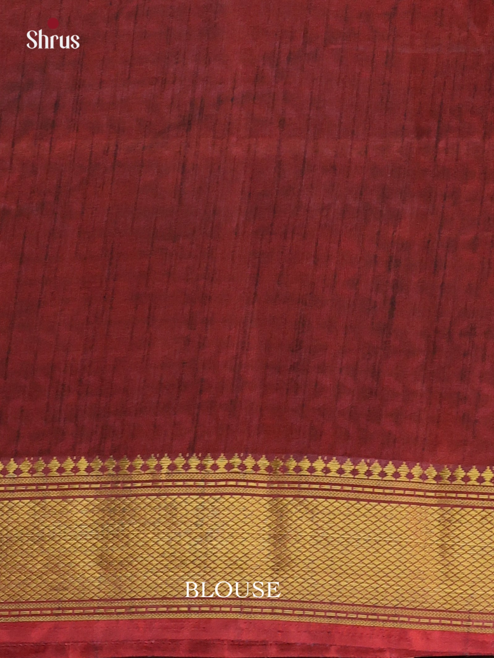 Red & Maroon - Semi Patola Saree - Shop on Shrus.com