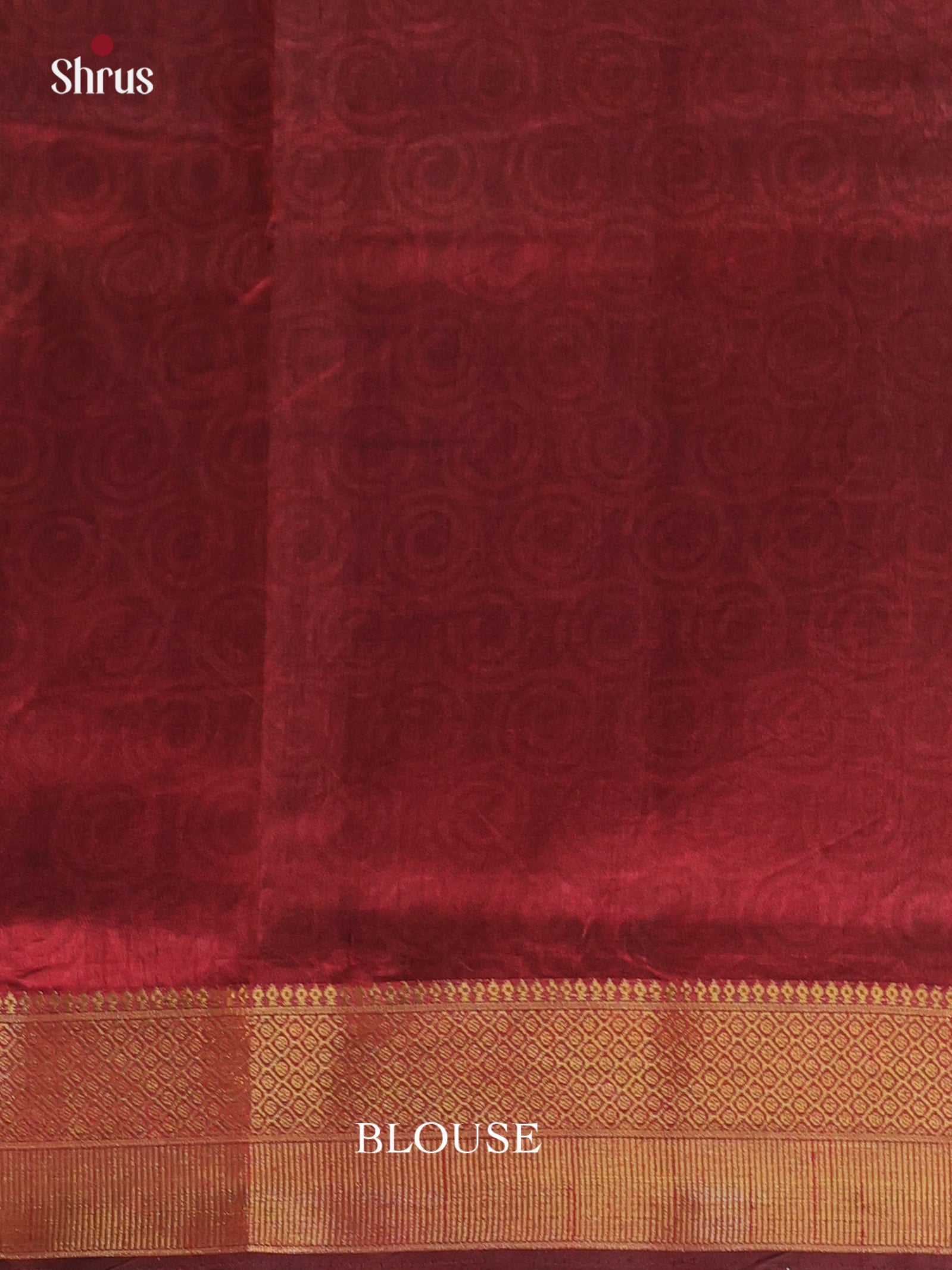 Black & Maroon - Semi Patola Saree - Shop on Shrus.com