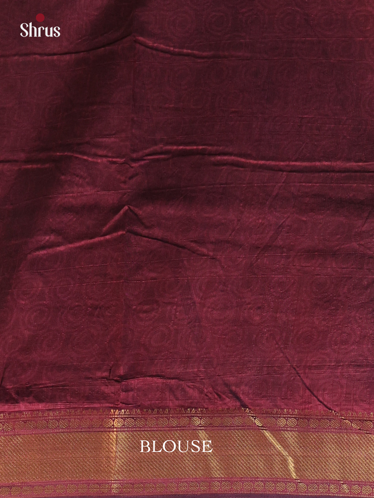 Black & Maroon - Semi Patola Saree - Shop on Shrus.com