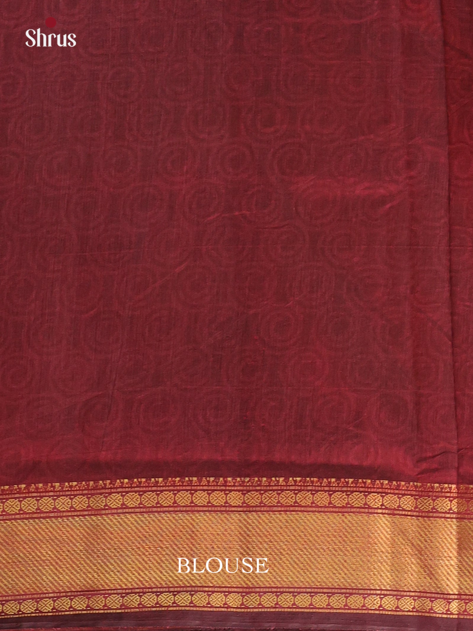 Black & Maroon - Semi Patola Saree - Shop on Shrus.com