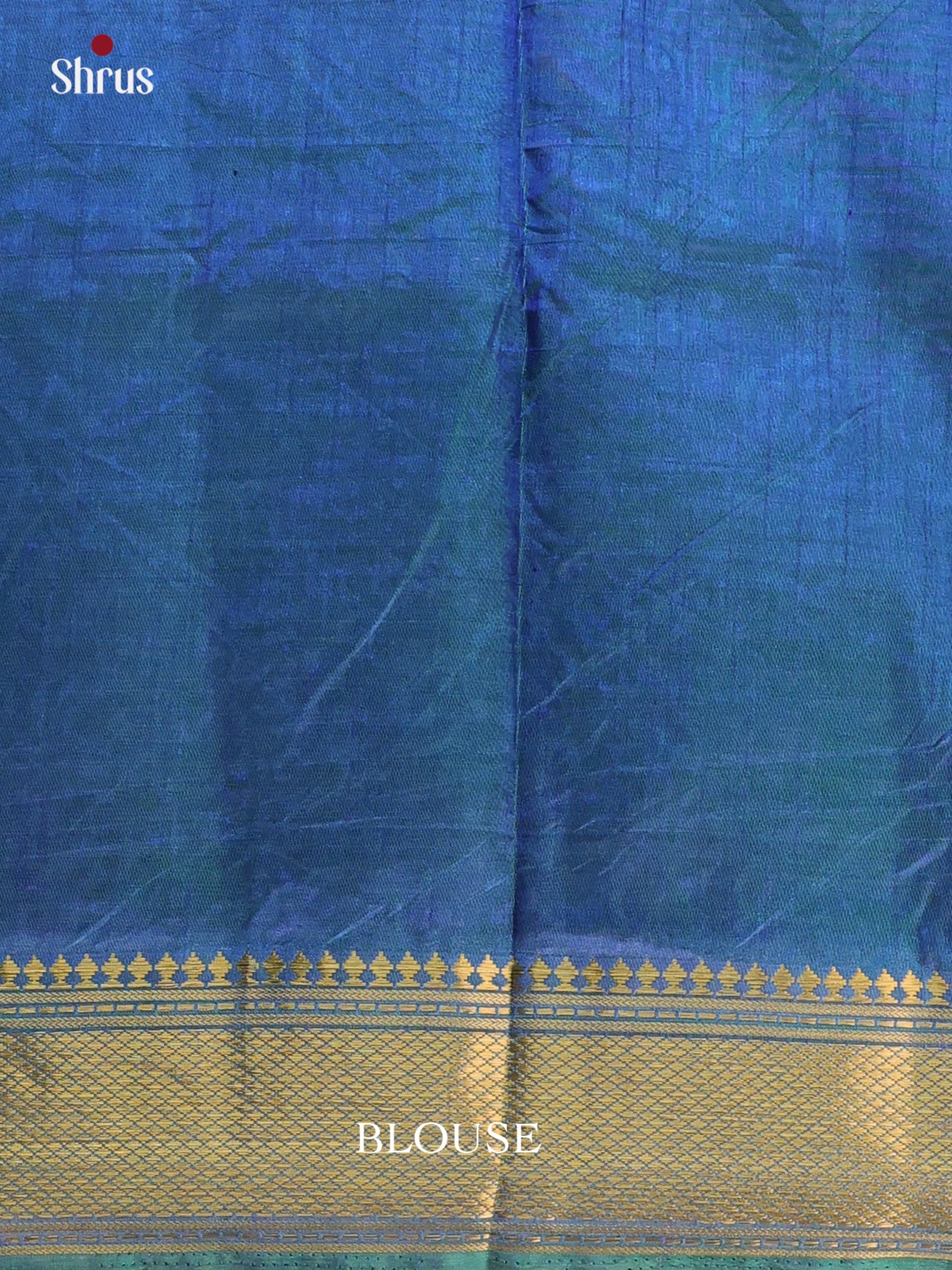 Green & Blue - Semi Patola Saree - Shop on Shrus.com
