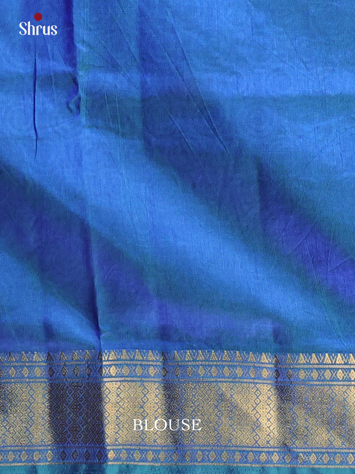Green & Blue - Semi Patola Saree - Shop on Shrus.com