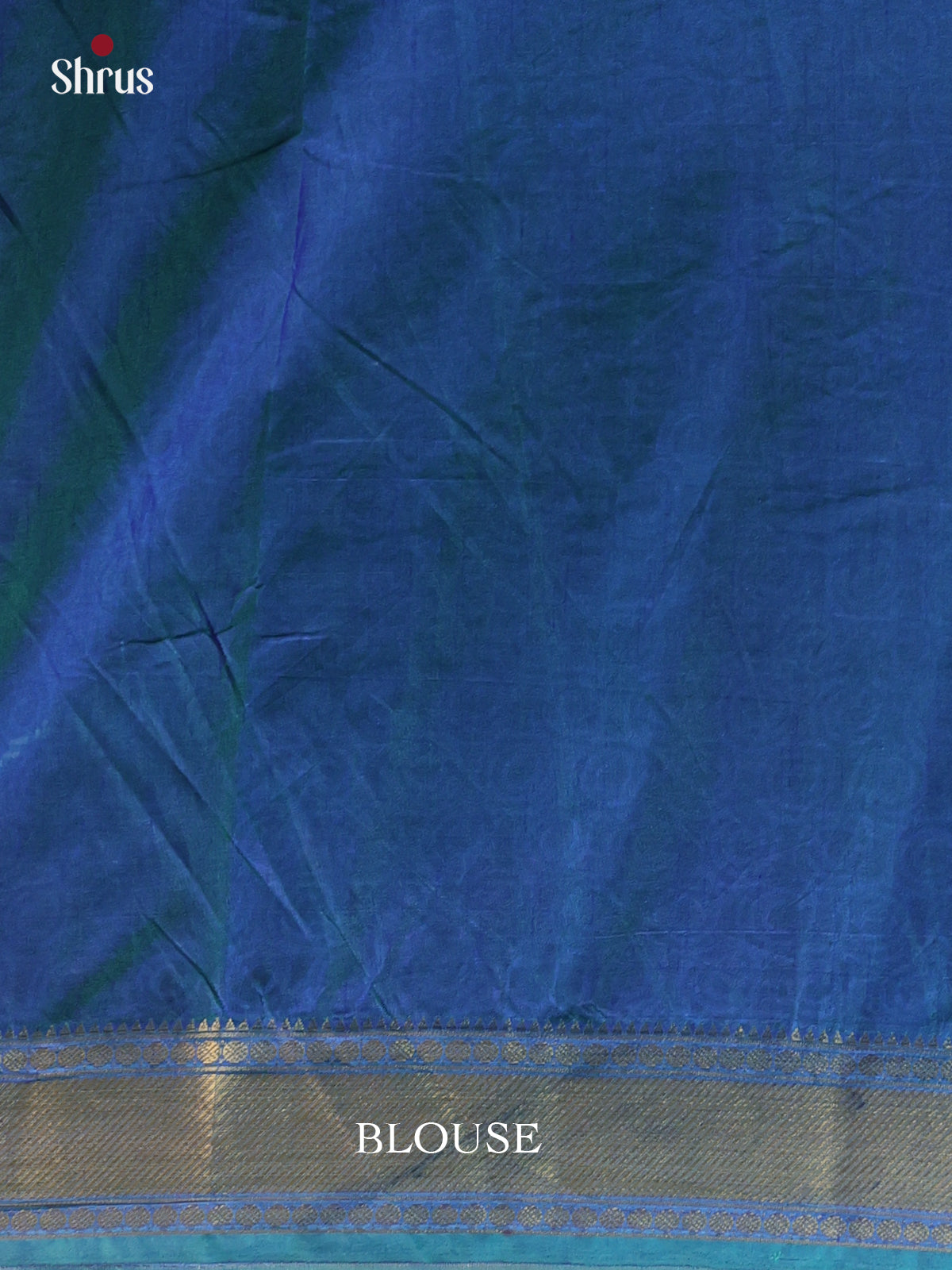 Green & Blue- Semi Patola Saree - Shop on Shrus.com