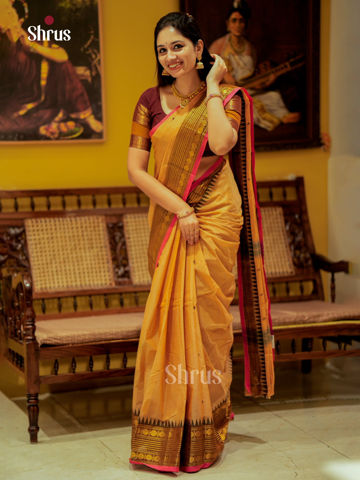 CLS02008 - Chettinad Cotton Saree