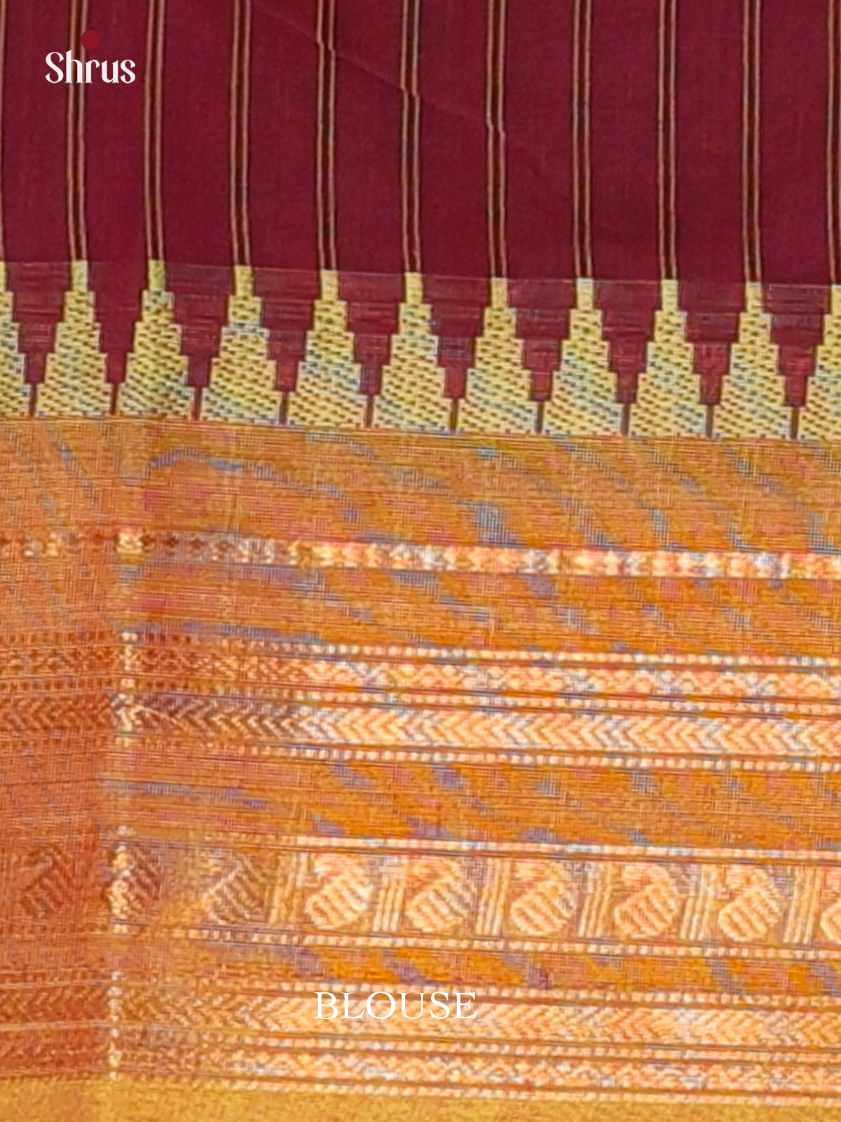 Maroon & Green - Chettinad Cotton Saree - Shop on Shrus.com