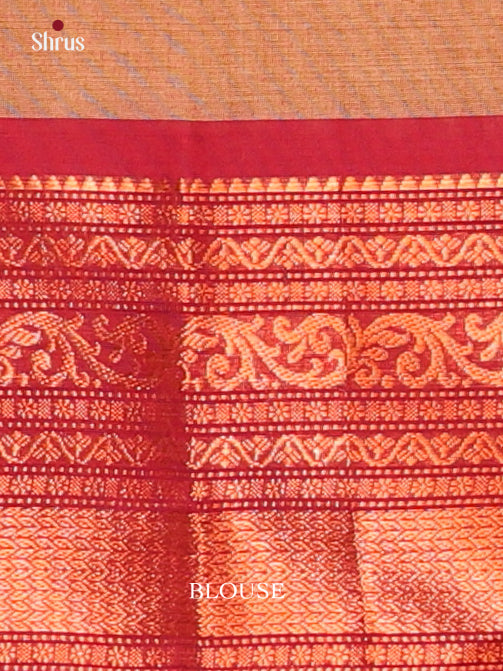 Brown & Maroon - Chettinad Cotton Saree - Shop on Shrus.com