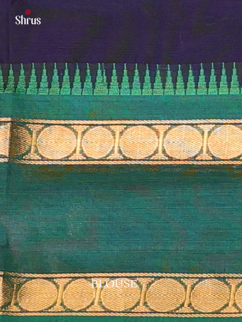 Violet & Green- Chettinad Cotton Saree - Shop on Shrus.com