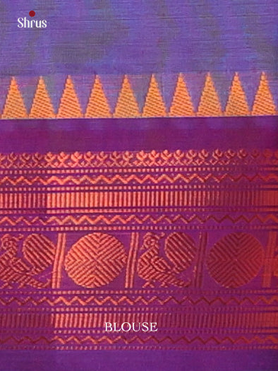 Purple & Pink - Chettinad Cotton Saree - Shop on Shrus.com