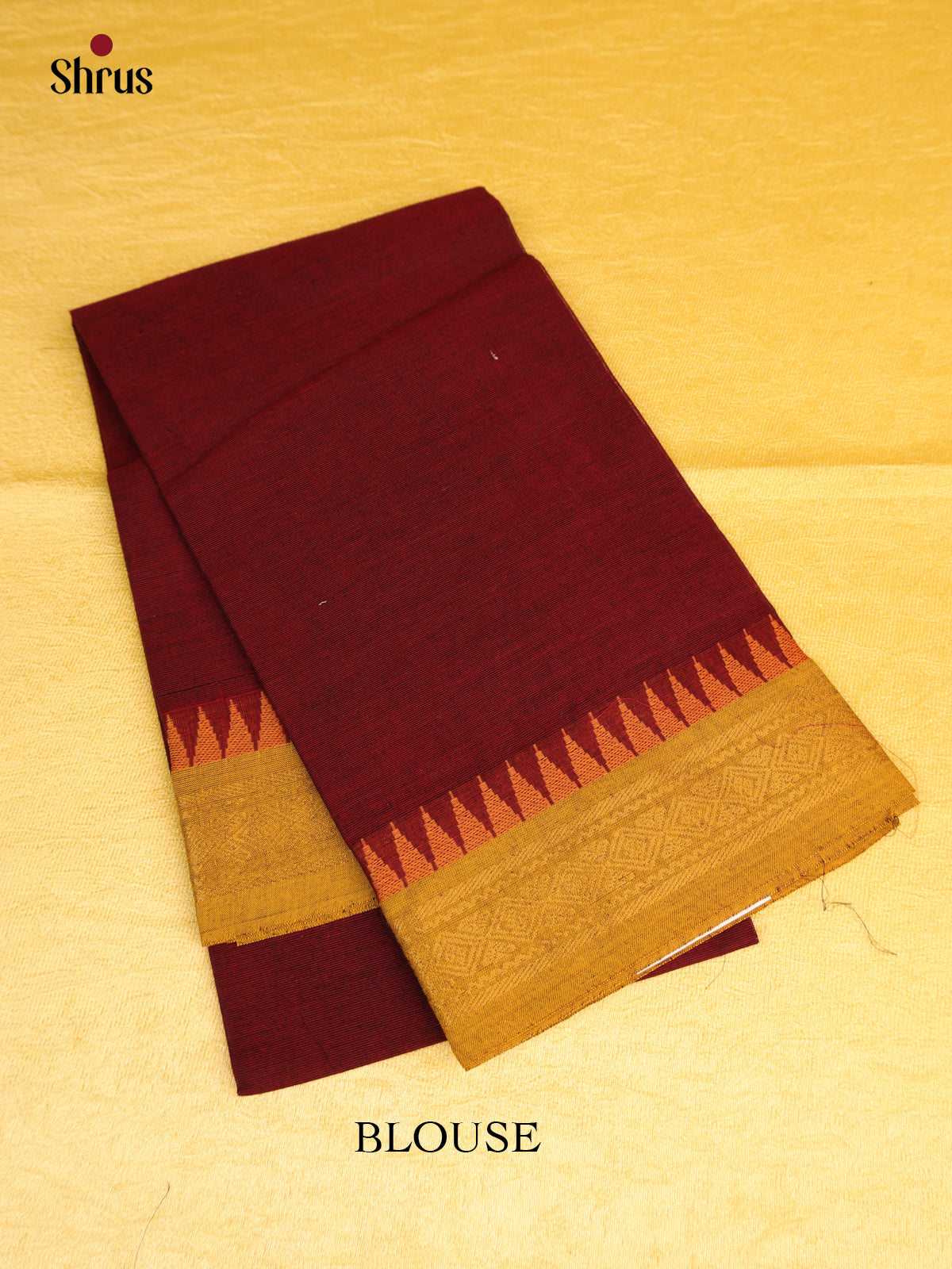 Maroon & Mustard - Blouse Bit - Shop on Shrus.com