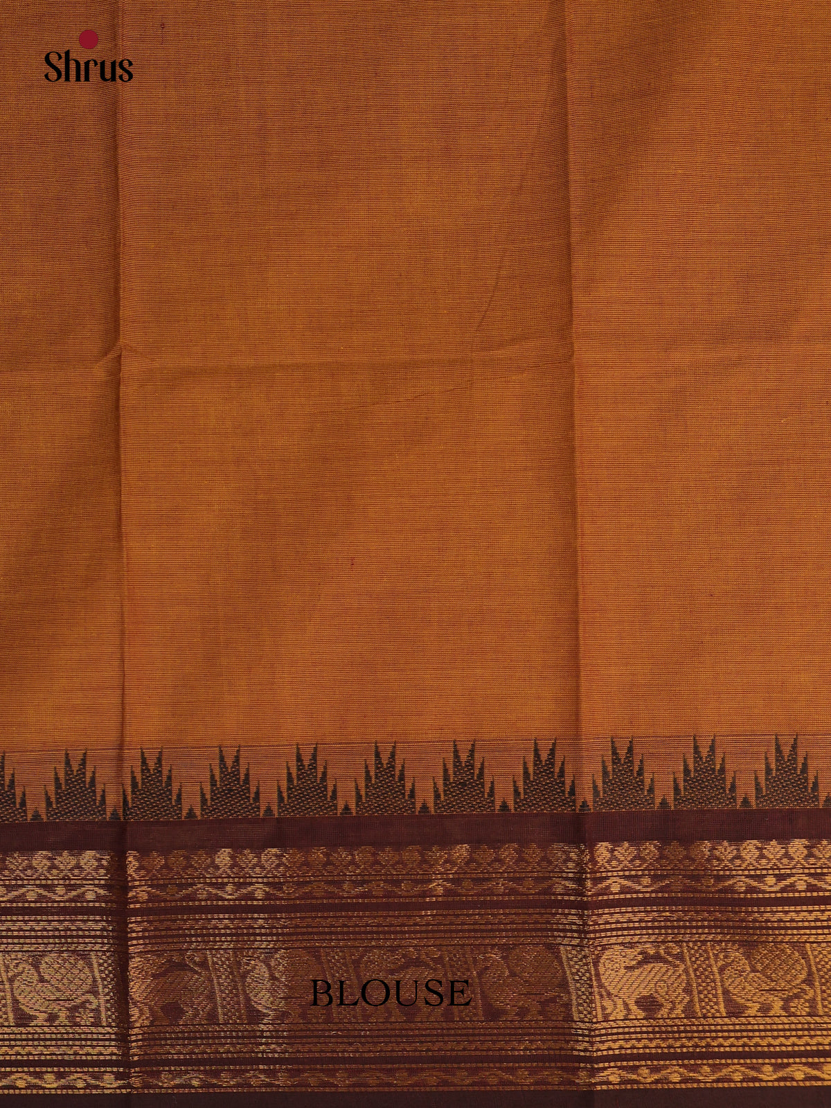 Dark Mustard & Brown - Blouse Bit - Shop on Shrus.com