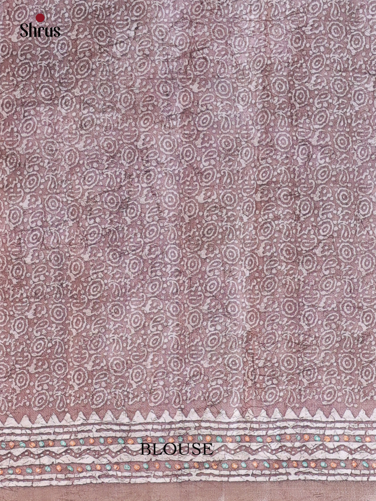 Grey Green & Mauve- Semi Tussar Saree - Shop on Shrus.com