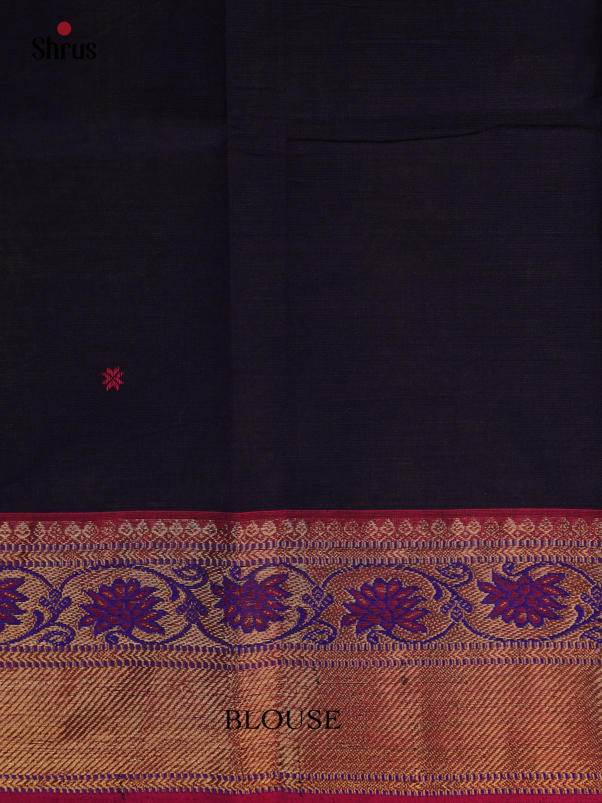 Navy Blue & Maroon - Blouse Bit - Shop on Shrus.com