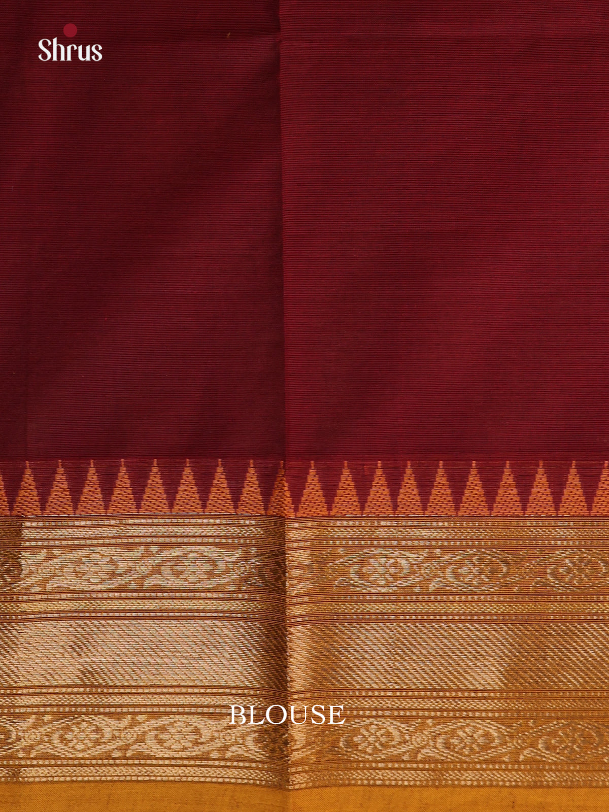 Maroon & Mustard - Blouse Bit - Shop on Shrus.com