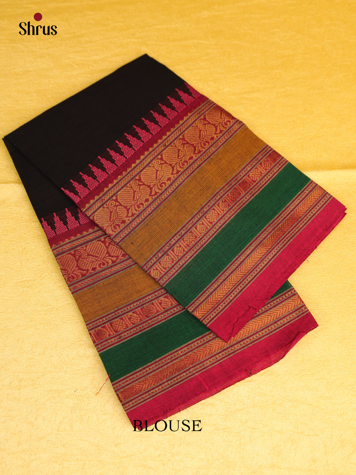 Black & Maroon - Blouse Bit - Shop on Shrus.com