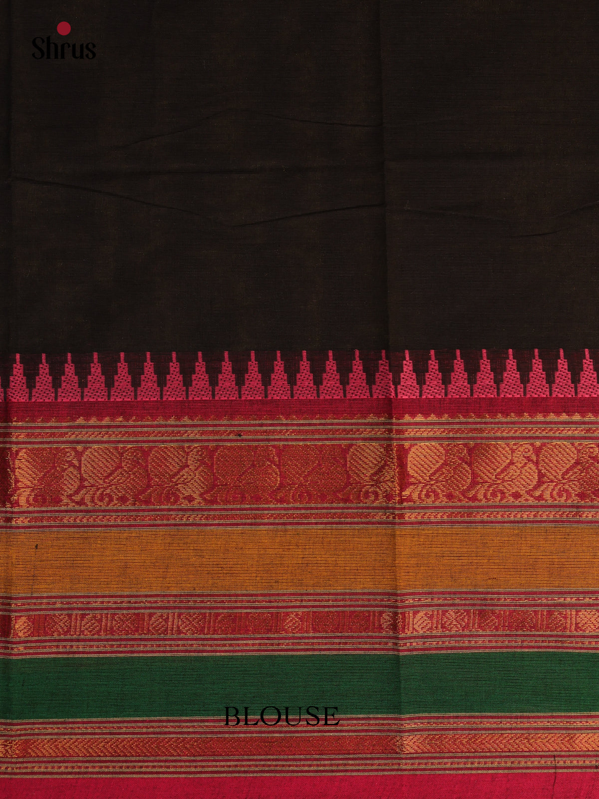 Black & Maroon - Blouse Bit - Shop on Shrus.com