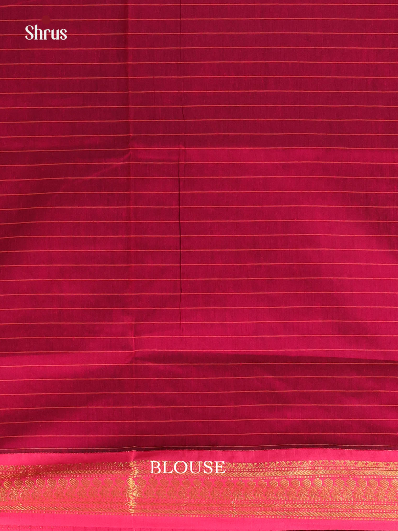 Mustard & Maroon - Kalyani Cotton Saree - Shop on Shrus.com