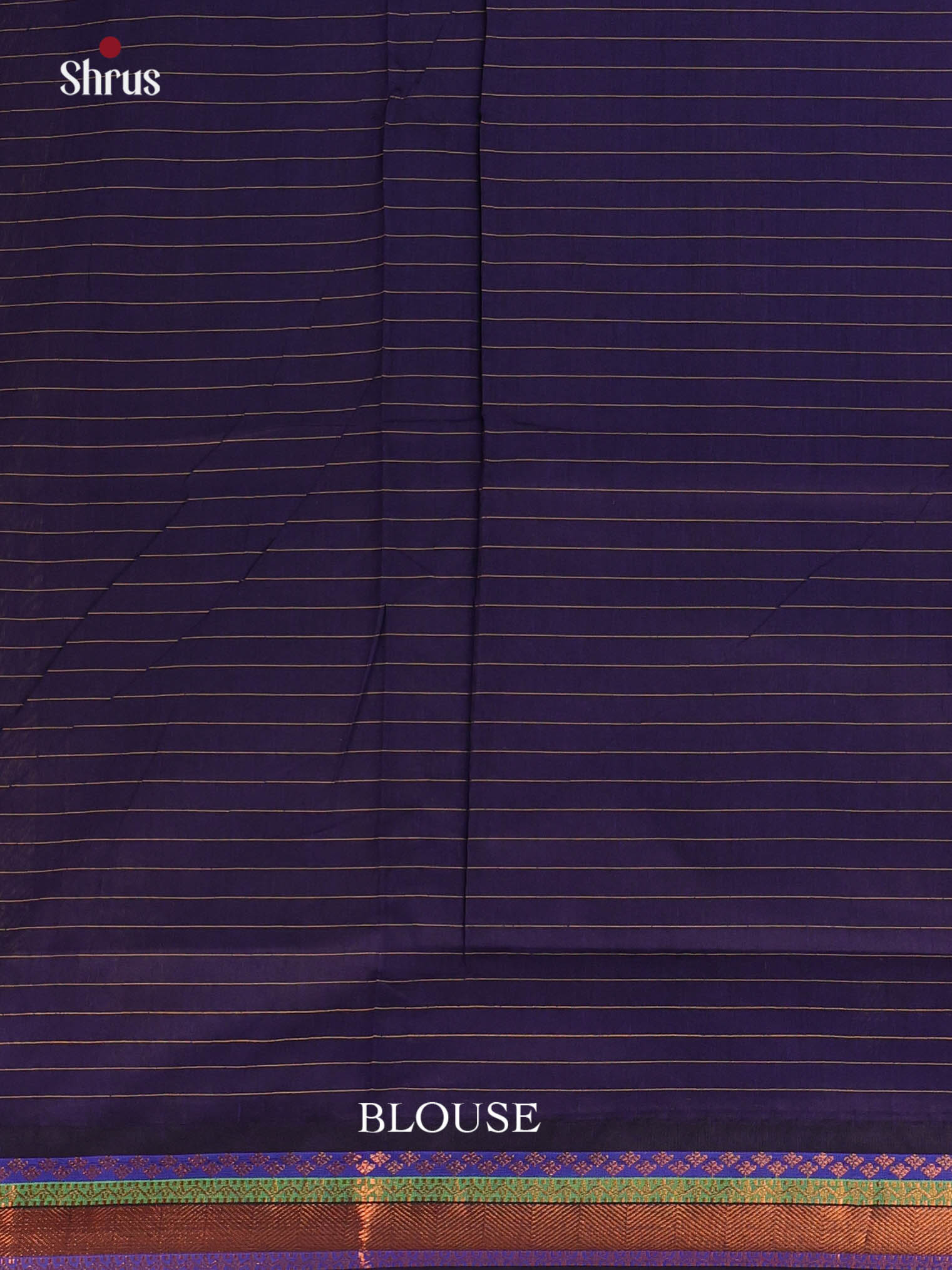 Golden Yellow & Blue - Kalyani Cotton Saree - Shop on Shrus.com