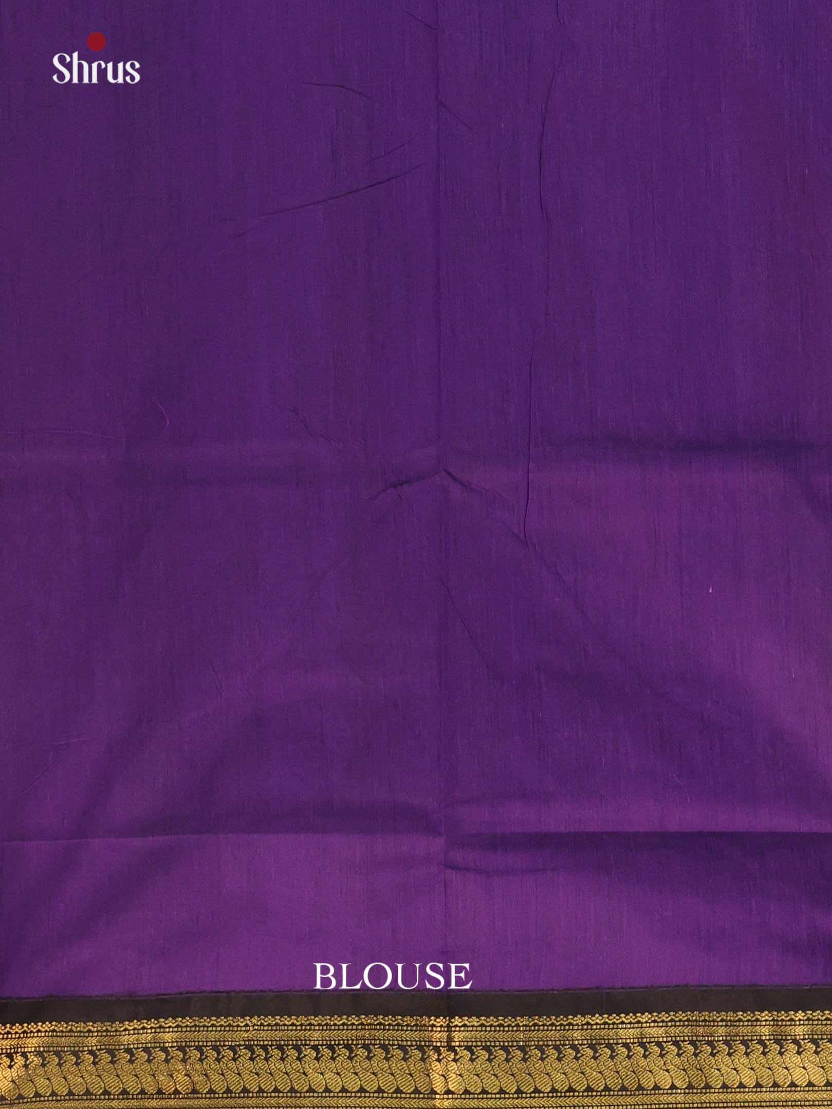 Brown & Violet - Kalyani Cotton Saree - Shop on Shrus.com