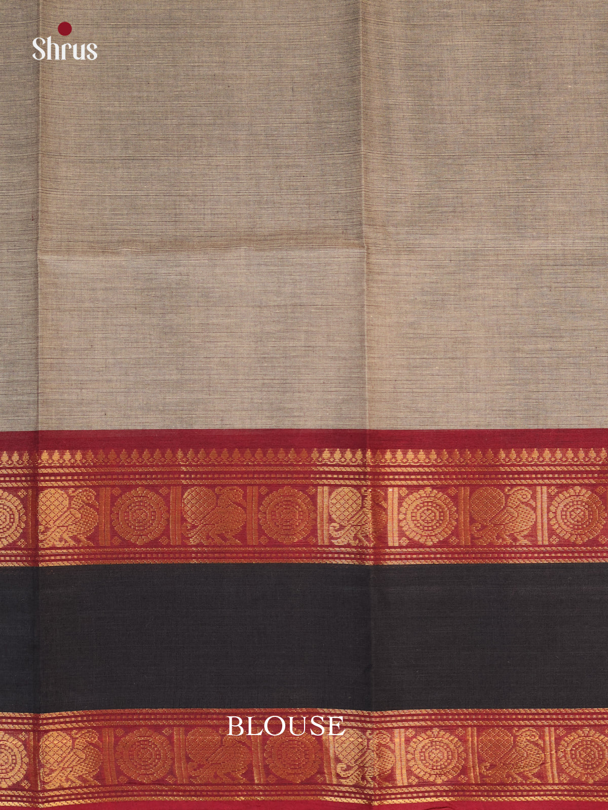 Grey & Maroon - Blouse Bit - Shop on Shrus.com